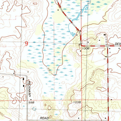 United States Geological Survey Northeast Albion, MI (1981, 24000-Scale) digital map