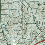 United States Geological Survey Northeast Atlanta, GA (1993, 24000-Scale) digital map