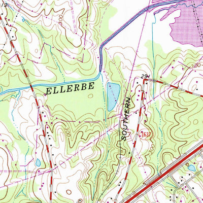 United States Geological Survey Northeast Durham, NC (1973, 24000-Scale) digital map