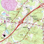 United States Geological Survey Northeast Durham, NC (1973, 24000-Scale) digital map