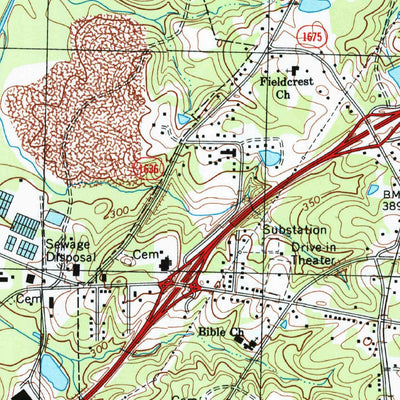 United States Geological Survey Northeast Durham, NC (1993, 24000-Scale) digital map