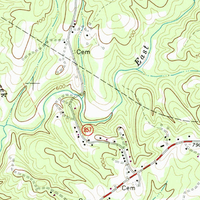 United States Geological Survey Northeast Eden, NC-VA (1965, 24000-Scale) digital map