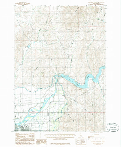 United States Geological Survey Northeast Emmett, ID (1985, 24000-Scale) digital map