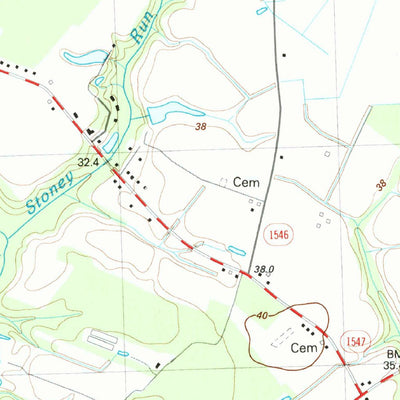 United States Geological Survey Northeast Goldsboro, NC (1983, 24000-Scale) digital map