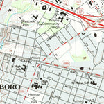 United States Geological Survey Northeast Goldsboro, NC (1983, 24000-Scale) digital map