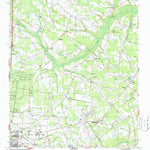 United States Geological Survey Northeast Lumberton, NC (1986, 24000-Scale) digital map