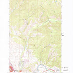 United States Geological Survey Northeast Missoula, MT (1964, 24000-Scale) digital map