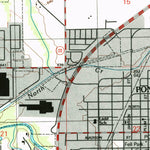 United States Geological Survey Northeast Pontiac, IL (1998, 24000-Scale) digital map