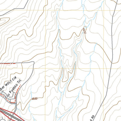 United States Geological Survey Northeast Pueblo, CO (2022, 24000-Scale) digital map