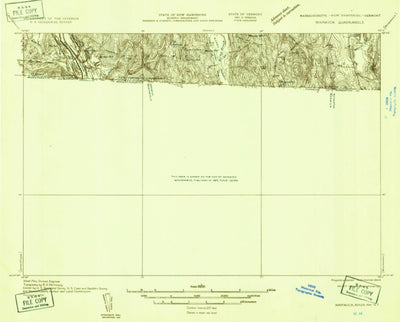 United States Geological Survey Northfield, MA-NH-VT (1932, 48000-Scale) digital map