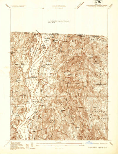 United States Geological Survey Northfield, MA-NH-VT (1936, 24000-Scale) digital map