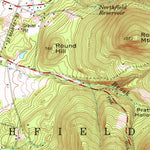 United States Geological Survey Northfield, MA-NH-VT (1977, 24000-Scale) digital map