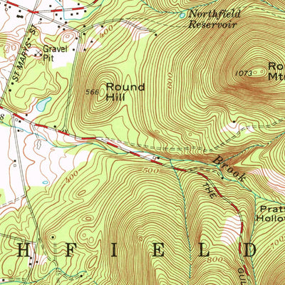 United States Geological Survey Northfield, MA-NH-VT (1977, 24000-Scale) digital map