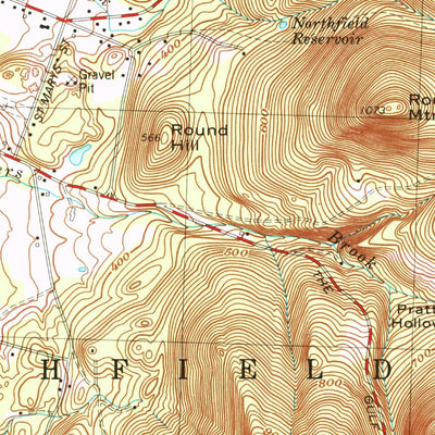 United States Geological Survey Northfield, MA-NH-VT (1977, 25000-Scale) digital map