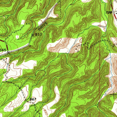 United States Geological Survey Northfield, OH (1953, 24000-Scale) digital map