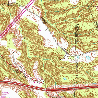 United States Geological Survey Northfield, OH (1963, 24000-Scale) digital map