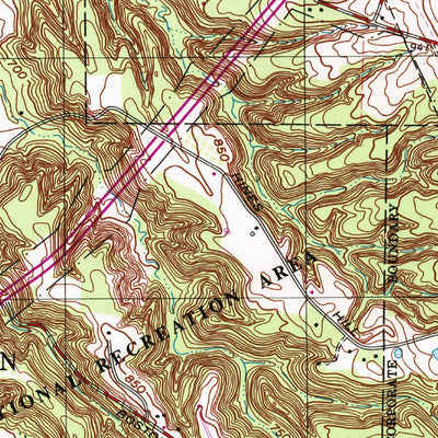 United States Geological Survey Northfield, OH (1994, 24000-Scale) digital map