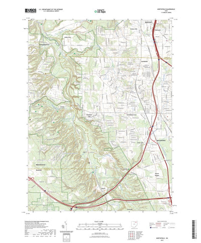 United States Geological Survey Northfield, OH (2023, 24000-Scale) digital map