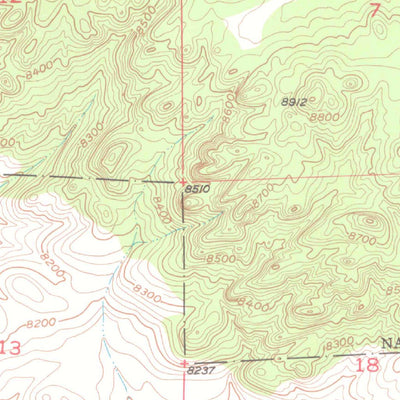 United States Geological Survey Northgate, CO-WY (1950, 24000-Scale) digital map