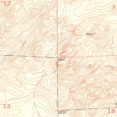United States Geological Survey Northgate, CO-WY (1952, 24000-Scale) digital map