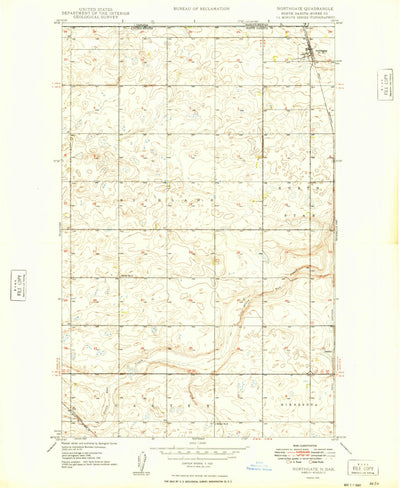 United States Geological Survey Northgate, ND (1949, 24000-Scale) digital map