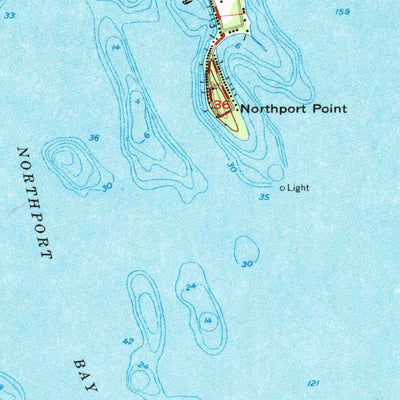 United States Geological Survey Northport, MI (1957, 62500-Scale) digital map