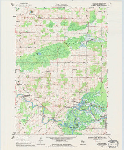 United States Geological Survey Northport, WI (1969, 24000-Scale) digital map