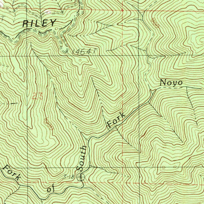 United States Geological Survey Northspur, CA (1991, 24000-Scale) digital map