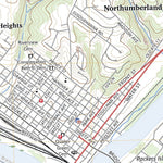 United States Geological Survey Northumberland, PA (2023, 24000-Scale) digital map