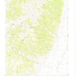 United States Geological Survey Northumberland Pass, NV (1971, 24000-Scale) digital map