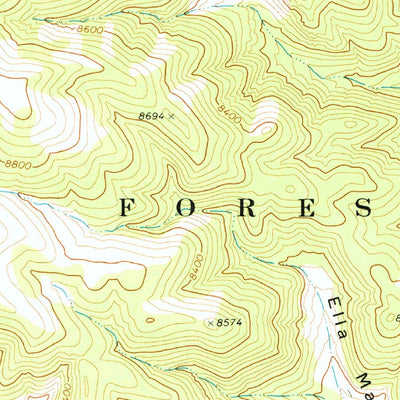 United States Geological Survey Northumberland Pass, NV (1971, 24000-Scale) digital map