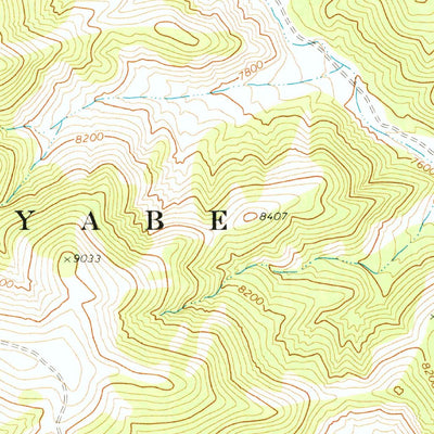United States Geological Survey Northumberland Pass, NV (1971, 24000-Scale) digital map