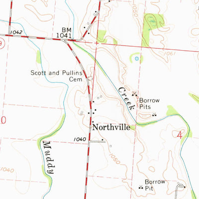 United States Geological Survey Northville, OH (1961, 24000-Scale) digital map