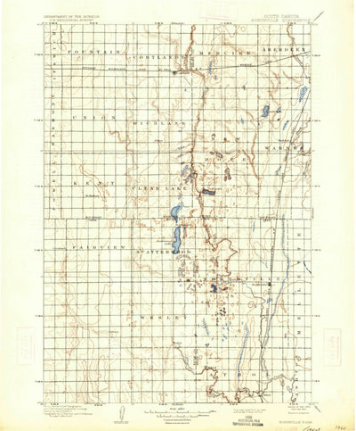 United States Geological Survey Northville, SD (1899, 125000-Scale) digital map