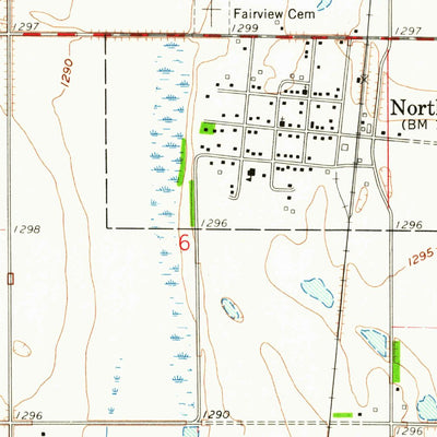 United States Geological Survey Northville, SD (1960, 24000-Scale) digital map