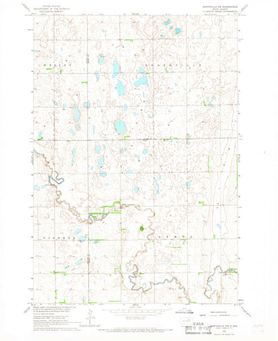 United States Geological Survey Northville SW, SD (1966, 24000-Scale) digital map