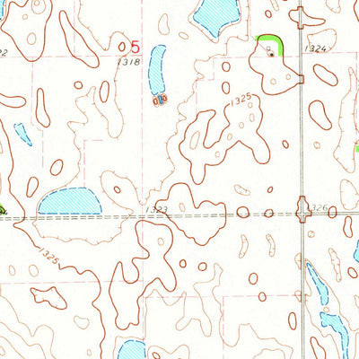 United States Geological Survey Northville SW, SD (1966, 24000-Scale) digital map