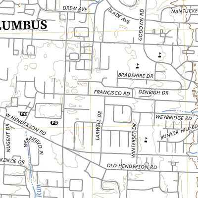 United States Geological Survey Northwest Columbus, OH (2023, 24000-Scale) digital map