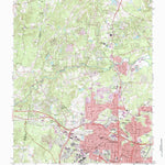 United States Geological Survey Northwest Durham, NC (1973, 24000-Scale) digital map