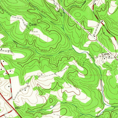 United States Geological Survey Northwest Eden, NC-VA (1964, 24000-Scale) digital map