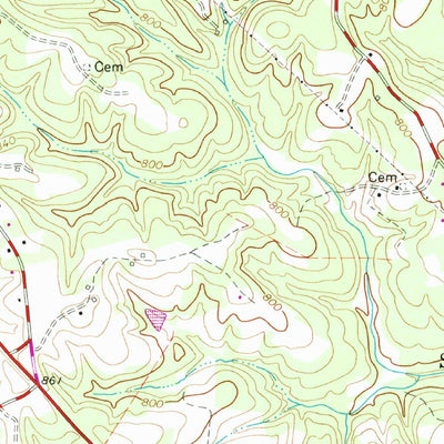 United States Geological Survey Northwest Eden, NC-VA (1965, 24000-Scale) digital map