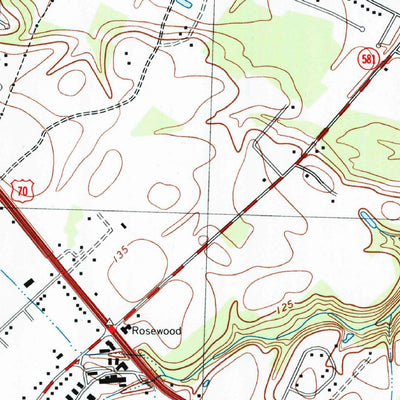 United States Geological Survey Northwest Goldsboro, NC (1998, 24000-Scale) digital map