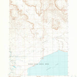 United States Geological Survey Northwest Harney Lake, OR (1990, 24000-Scale) digital map