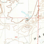 United States Geological Survey Northwest Harney Lake, OR (1990, 24000-Scale) digital map