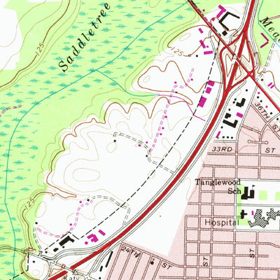 United States Geological Survey Northwest Lumberton, NC (1972, 24000-Scale) digital map