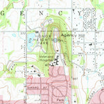 United States Geological Survey Northwest Muskogee, OK (1974, 24000-Scale) digital map