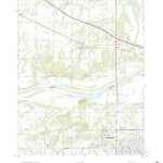 United States Geological Survey Northwest Muskogee, OK (2022, 24000-Scale) digital map