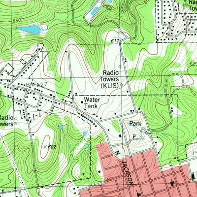 United States Geological Survey Northwest Palestine, TX (1982, 24000-Scale) digital map