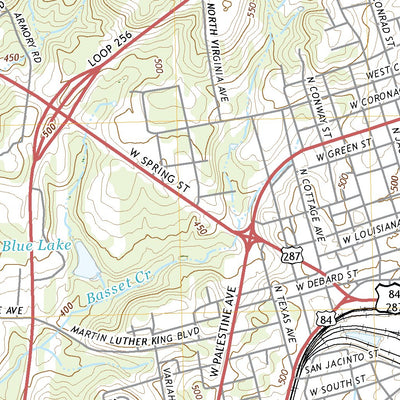 United States Geological Survey Northwest Palestine, TX (2022, 24000-Scale) digital map