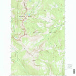 United States Geological Survey Northwest Peak, MT (1997, 24000-Scale) digital map
